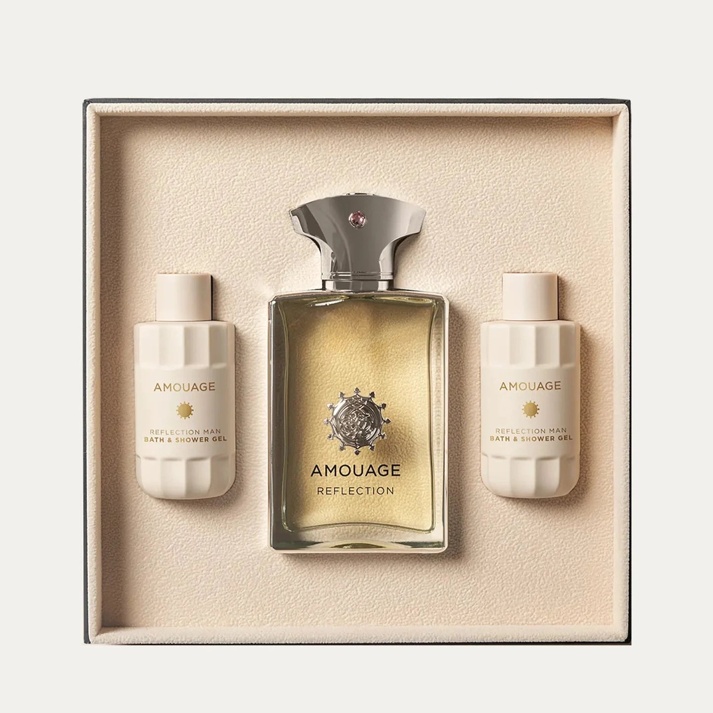 Amouage Reflection Man Edp 100Ml Bath Shower Gel 60Ml Body Lotion 60Ml