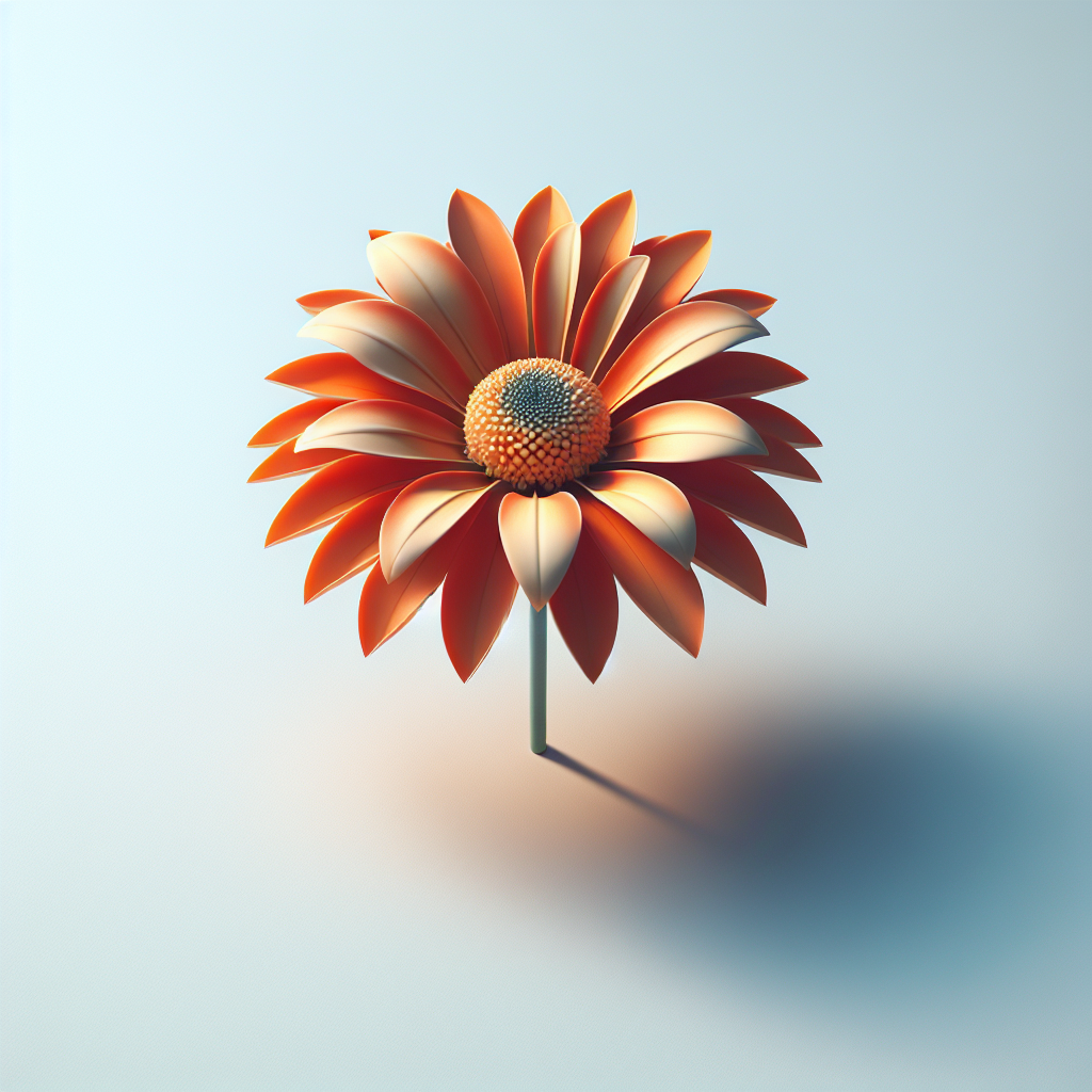 african orange flower