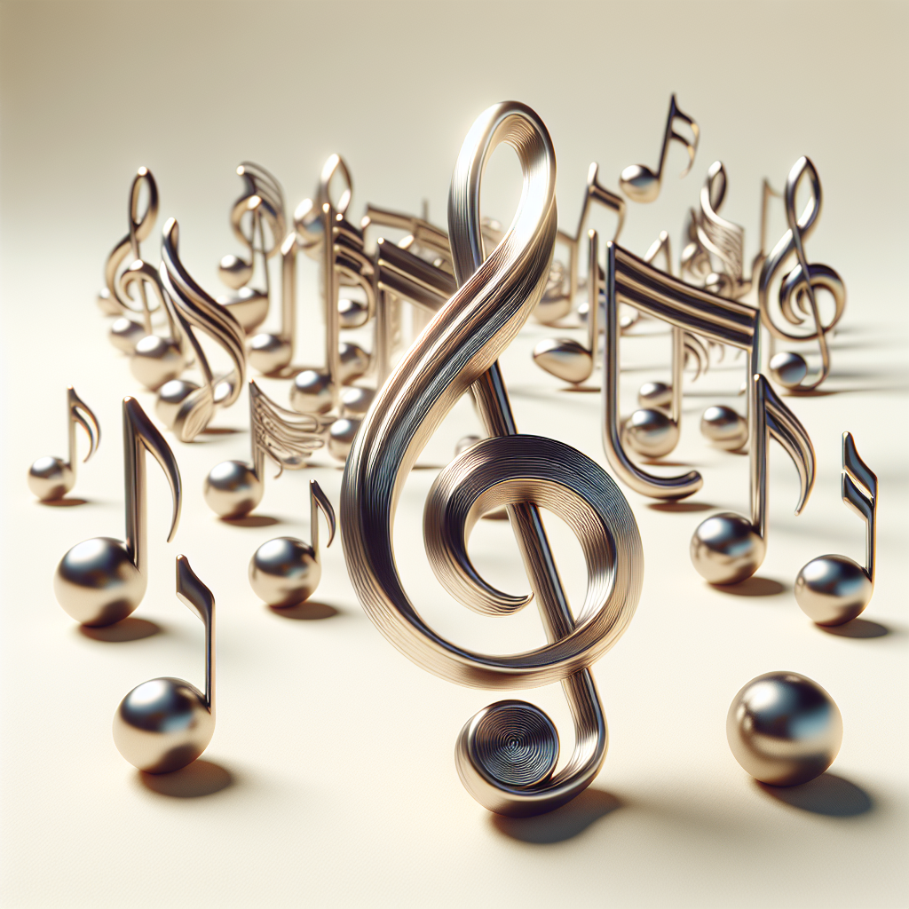 metallic notes