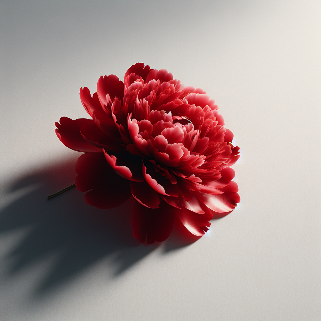 red peony
