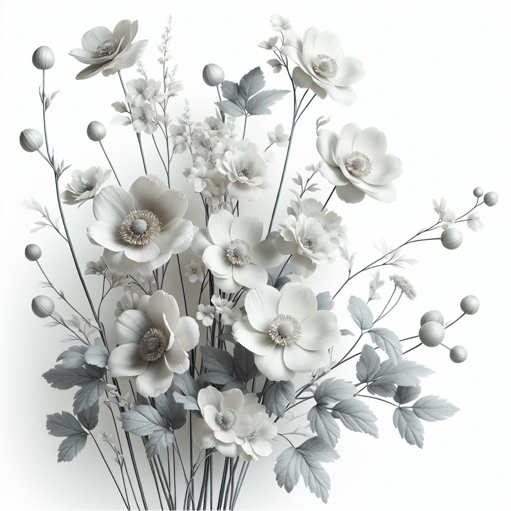 white flowers